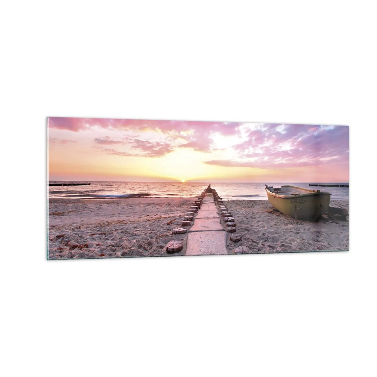 Glasbild - Bild auf glas - Ein Moment tiefer Erfahrung - 100x40 cm