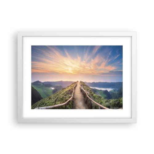 Poster in einem weißen Rahmen - Nah am Himmel - 40x30 cm