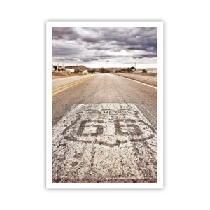 Poster - Mother Road - eine amerikanische Legende - 70x100 cm
