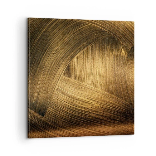 Bild auf Leinwand - Leinwandbild - In einem goldenen Labyrinth - 60x60 cm