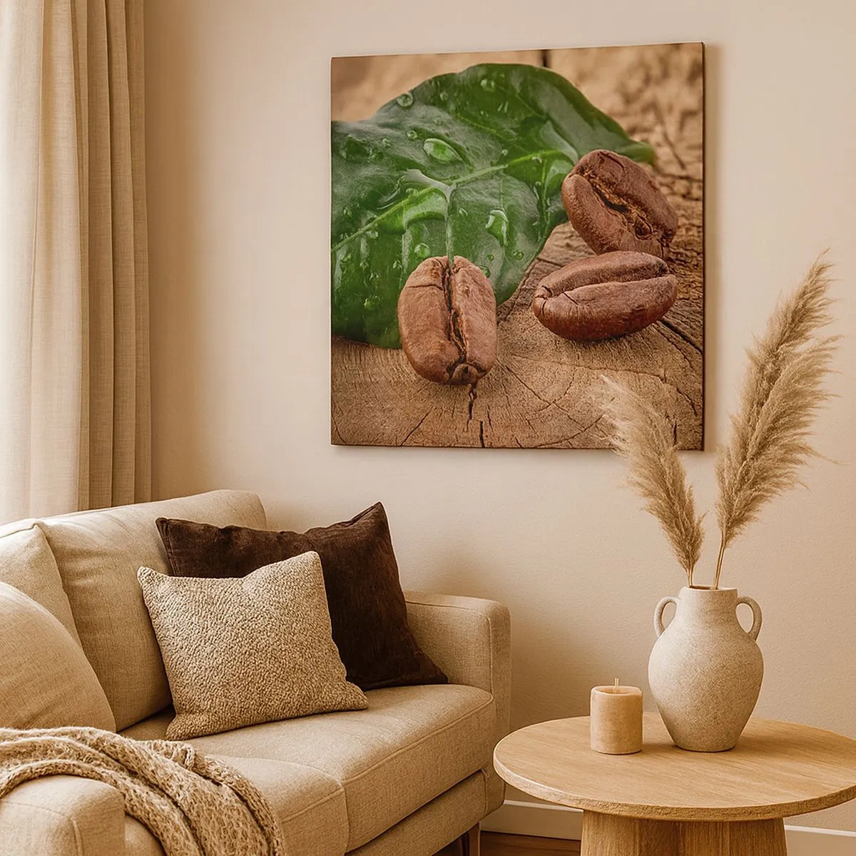 Bild auf Leinwand - Leinwandbild - Der wahrste und schwarze - 30x30 cm