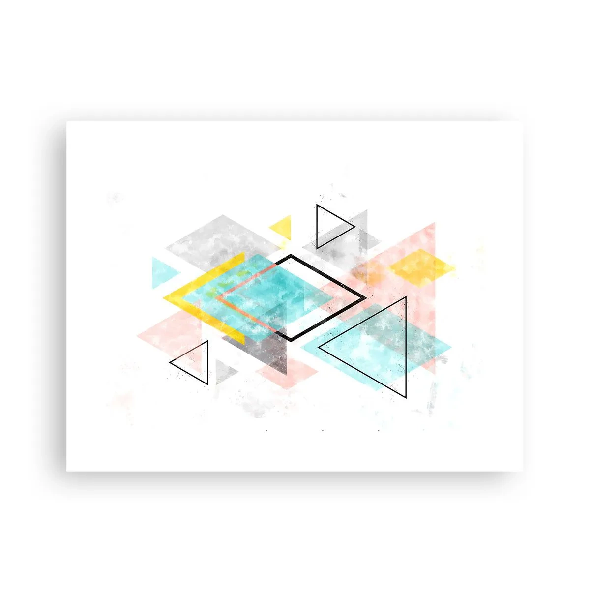 Poster - Geometrisches Spiel - 40x30 cm