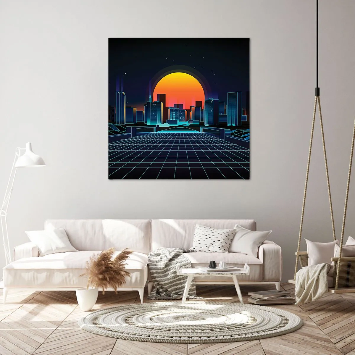 Bild auf Leinwand - Leinwandbild - Willst du immer noch zu Real gehen? - 50x50 cm