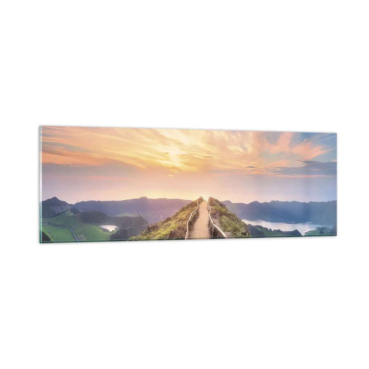 Glasbild - Bild auf glas - Nah am Himmel - 90x30 cm