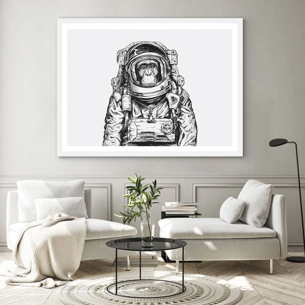 Poster in einem weißen Rahmen - Alternative Evolution - 100x70 cm