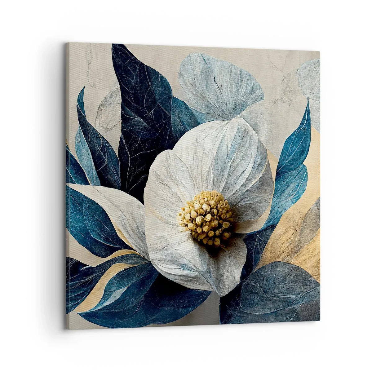 Bild auf Leinwand - Leinwandbild - Er hat ein Herz aus Gold - 50x50 cm