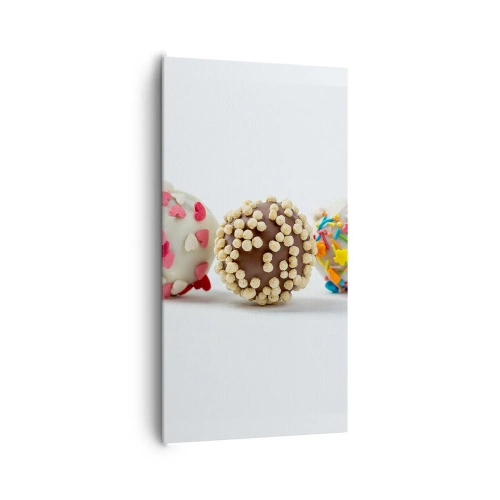 Bild auf Leinwand - Leinwandbild - Das Leben kann süß sein - 65x120 cm
