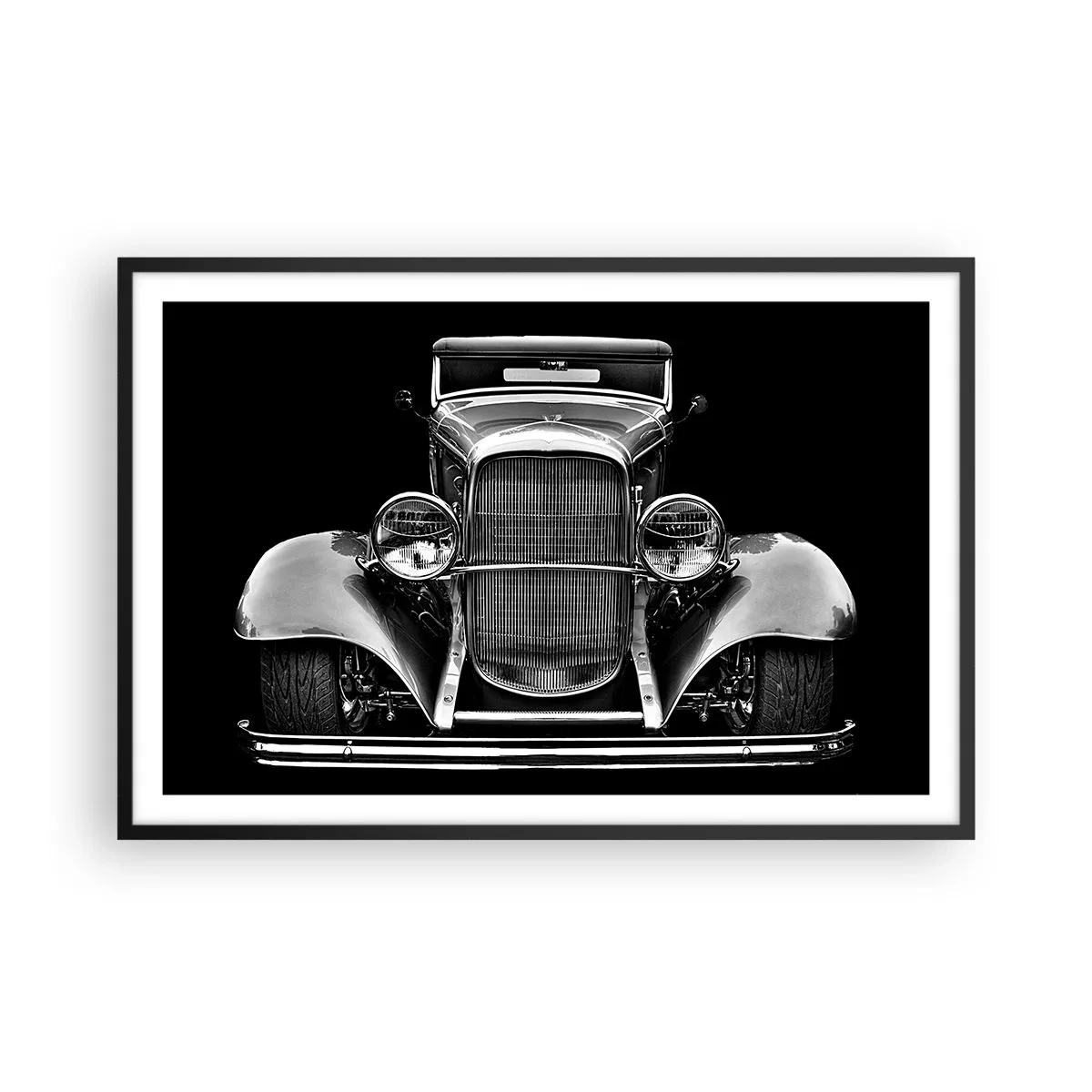 Poster in einem schwarzem Rahmen - Wahrer Gentleman - 91x61 cm