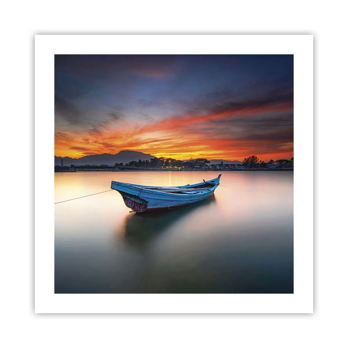 Poster - Eine gute Nacht kommt - 50x50 cm