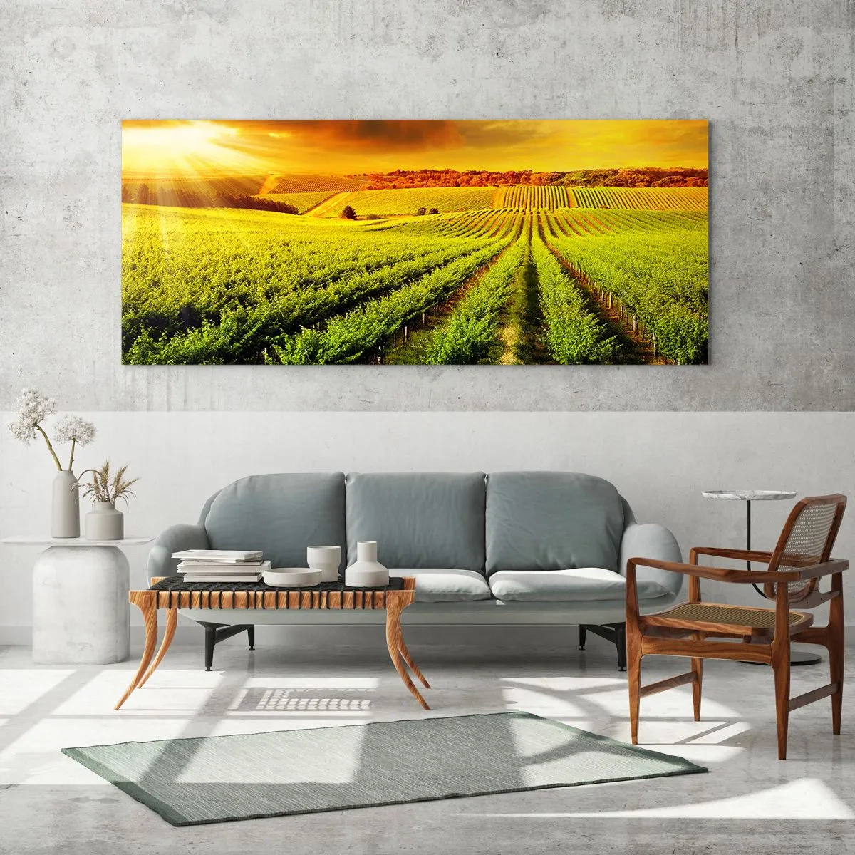 Glasbild - Bild auf glas - Unter der australischen Sonne - 100x40 cm