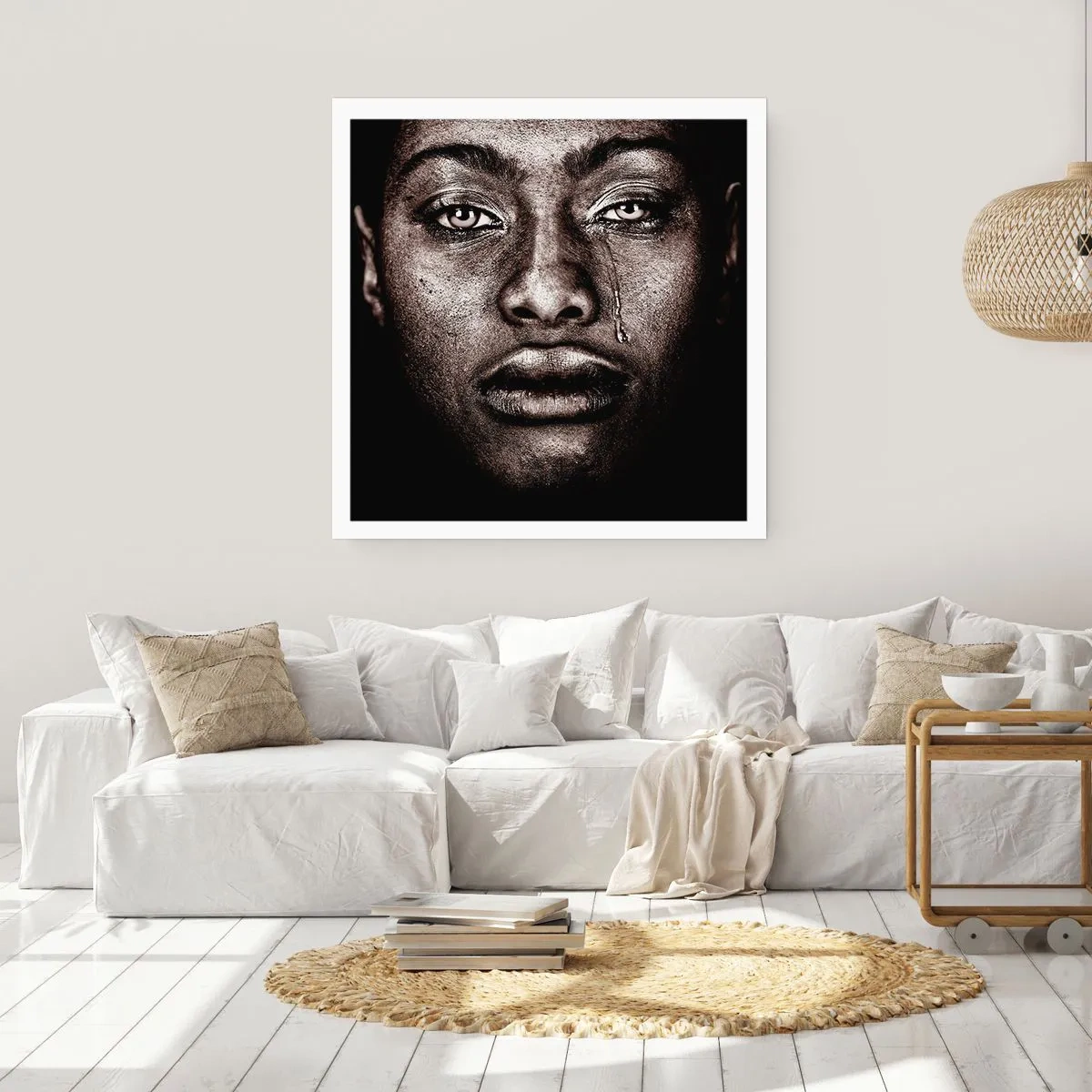 Poster - Eine Träne - 30x30 cm