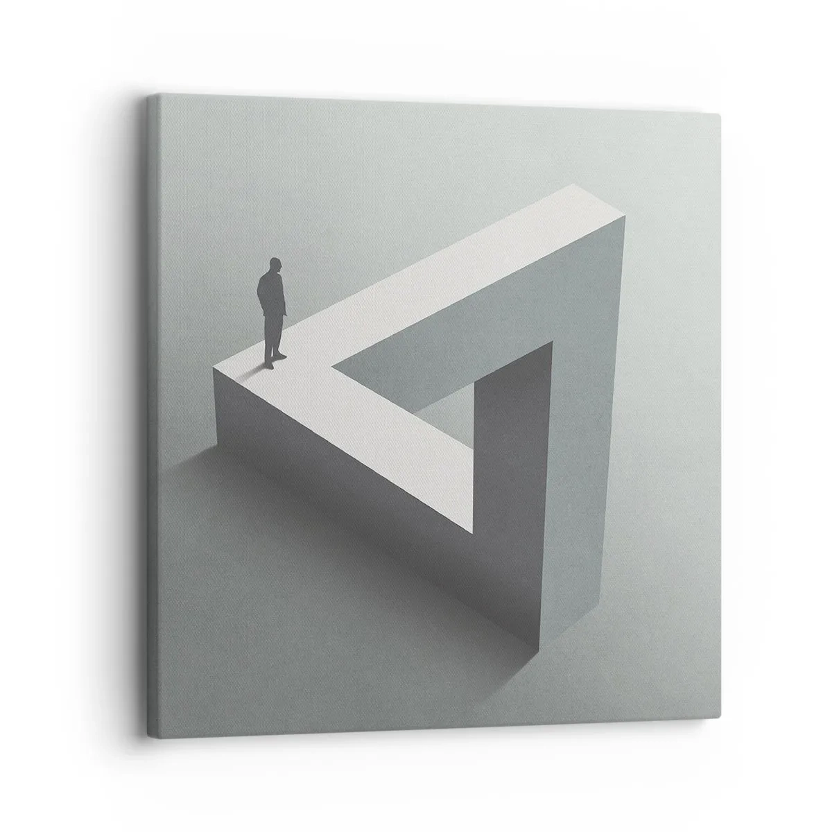 Bild auf Leinwand - Leinwandbild - Es ist also doch möglich - 30x30 cm