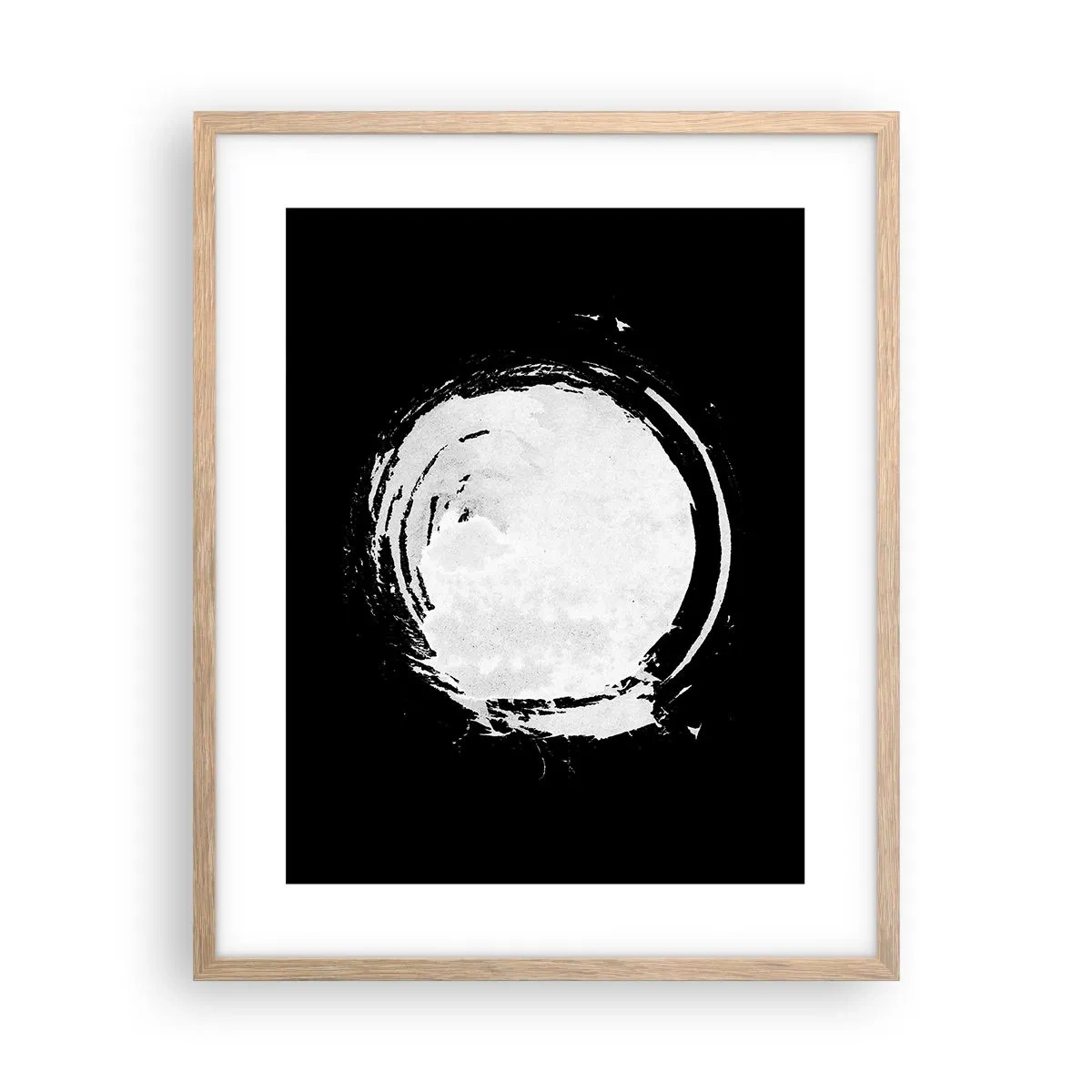 Poster in einem Rahmen aus heller Eiche - Gute Möglichkeit - 40x50 cm