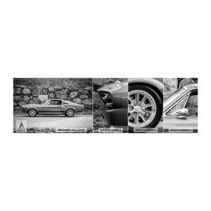 Fototapeten Muster Selbstklebend Deluxe Sticker - Die Legende der 1960er - Oldtimer, Automobil, Sportwagen - 100x30 cm