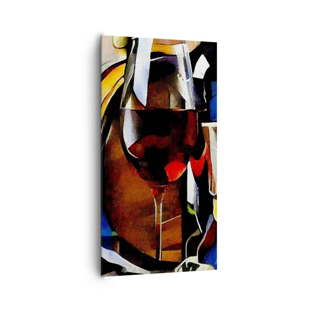 Bild auf Leinwand - Leinwandbild - Und die Welt nimmt Farben an - 65x120 cm