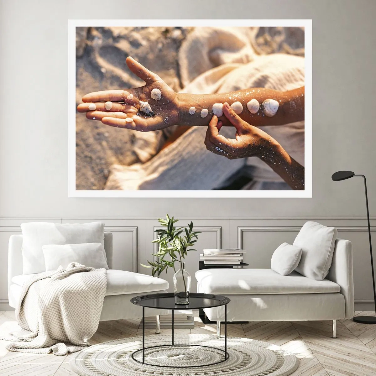 Poster - Schönheit an Ihren Fingerspitzen - 40x30 cm