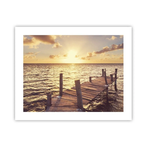 Poster - Das goldene Land der Sanftmut - 50x40 cm