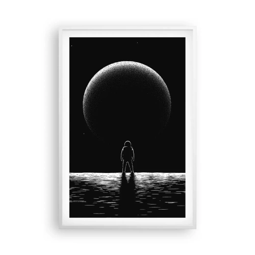 Poster in einem weißen Rahmen - Angesicht zu Angesicht - 61x91 cm