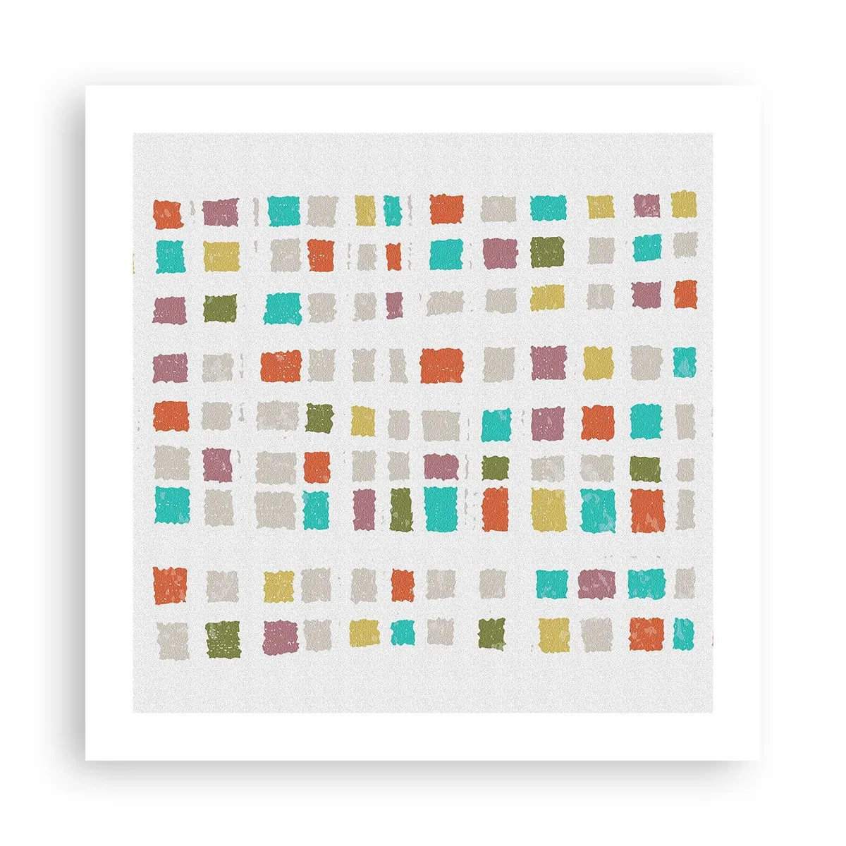 Poster - Unbekanntes Spiel - 50x50 cm