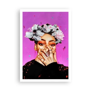 Poster - Bisschen verrückt - 70x100 cm