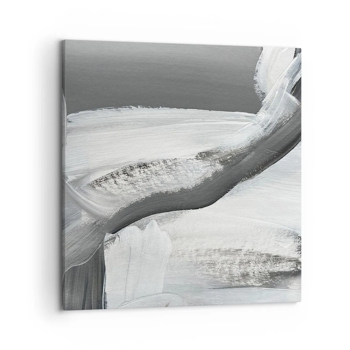 Bild auf Leinwand - Leinwandbild - Entscheidender Schritt - 50x50 cm