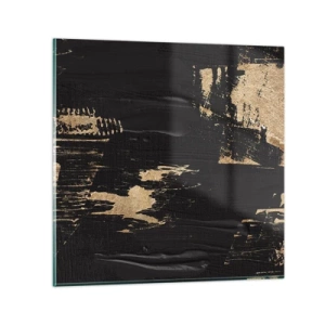 Glasbild - Bild auf glas - Spur einer Berührung - 40x40 cm