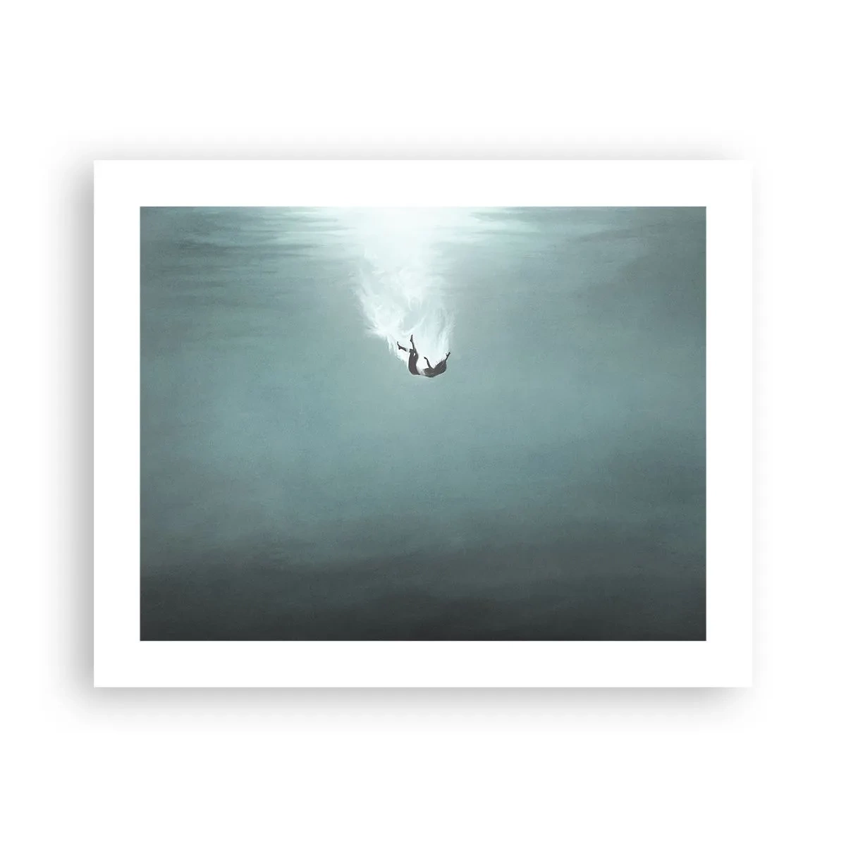 Poster - In den Armen des Ozeans - 50x40 cm