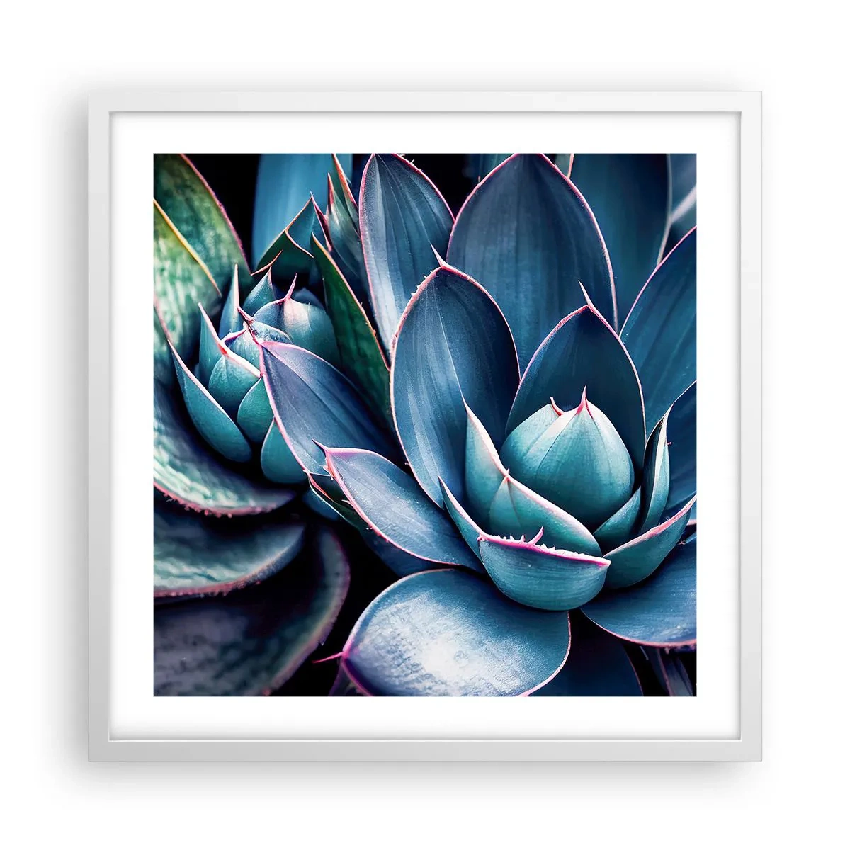 Poster in einem weißen Rahmen - Lebenskraft - 50x50 cm