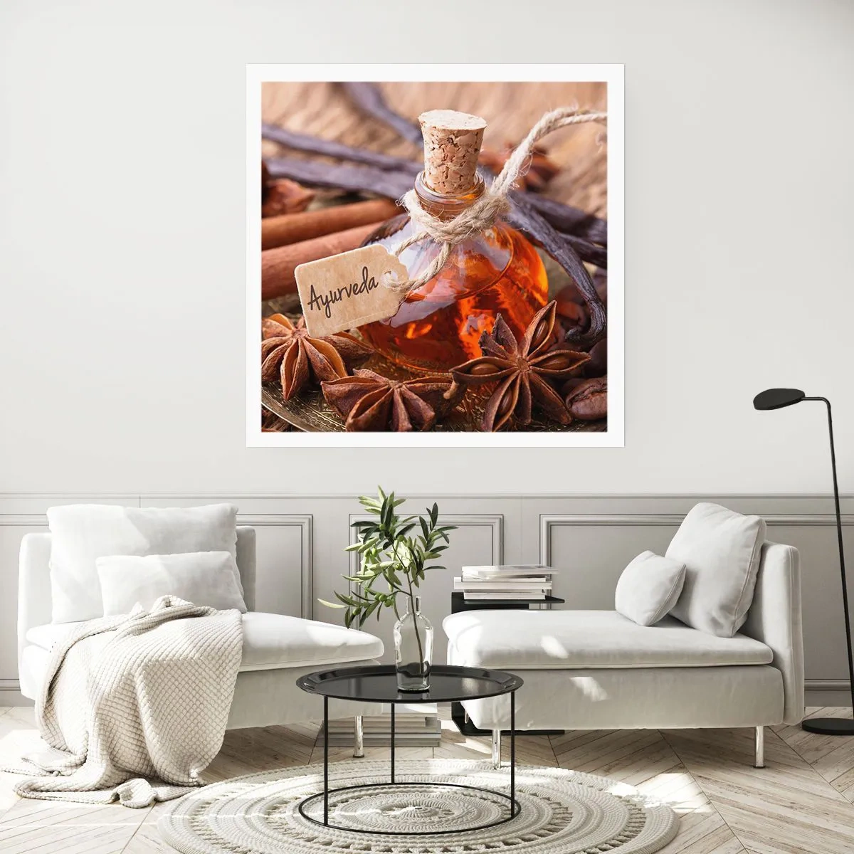 Poster - Zur Einheit von Körper und Geist - 30x30 cm