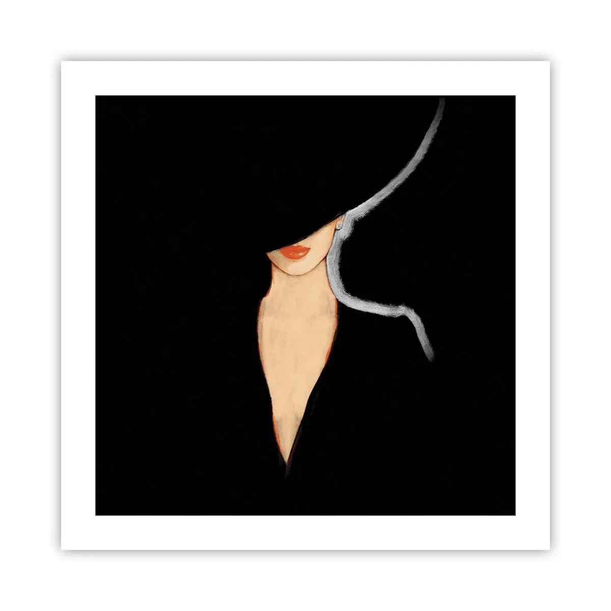 Poster - Eleganz und Stil - 50x50 cm