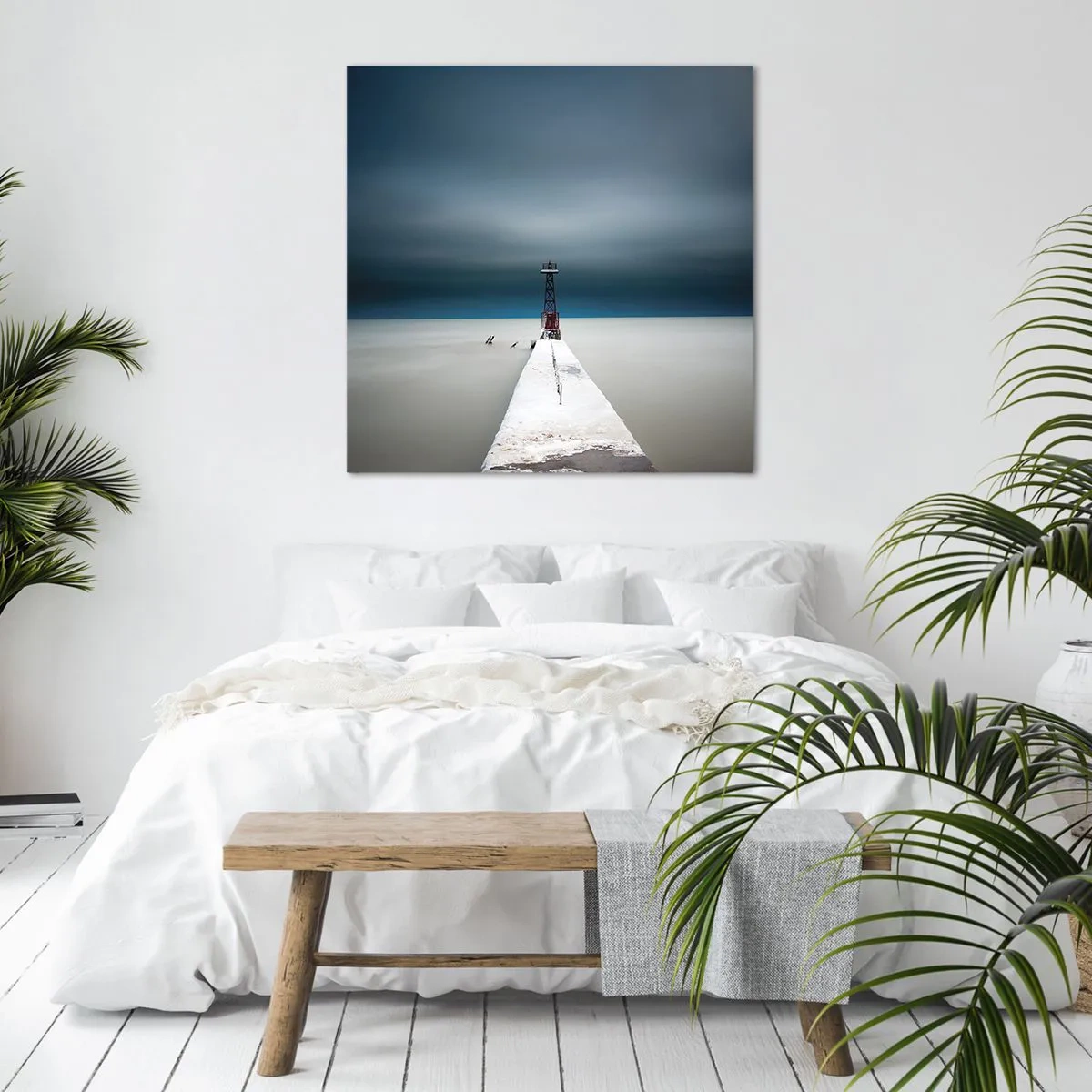 Bild auf Leinwand - Leinwandbild - Um der Weite zu begegnen - 30x30 cm