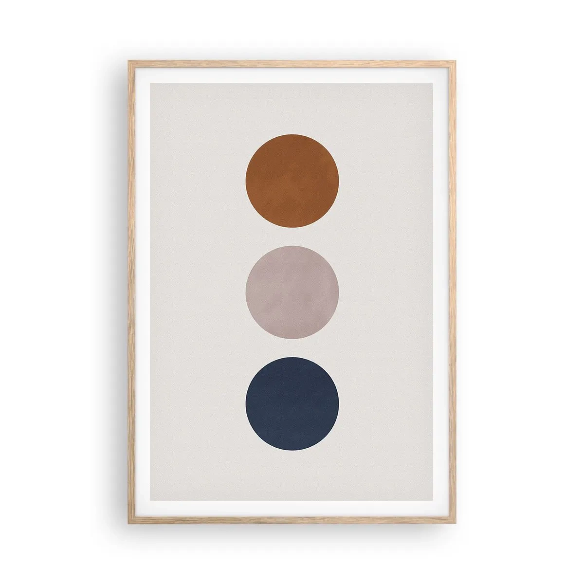 Poster in einem Rahmen aus heller Eiche - Ein Symbol für Exzellenz - 70x100 cm