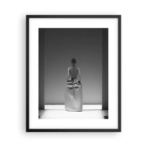 Poster in einem schwarzem Rahmen - Raffinierte Einfachheit - 40x50 cm