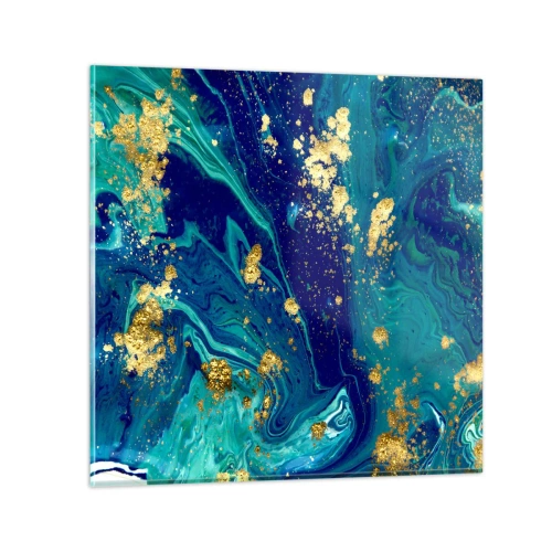 Glasbild - Bild auf glas - Die Blütenblätter der Sonne - 70x70 cm