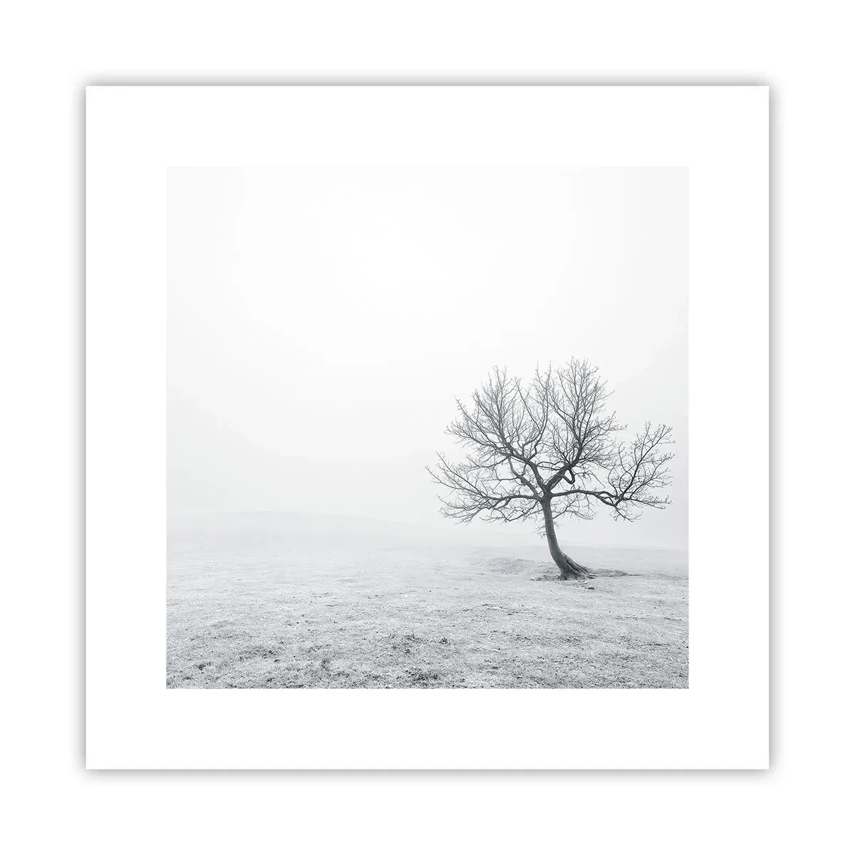 Poster - Gegen das Nichts - 30x30 cm