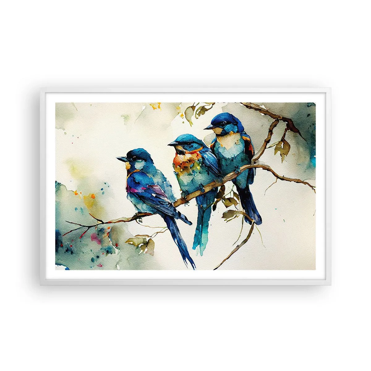 Poster in einem weißen Rahmen - War er beleidigt? - 91x61 cm