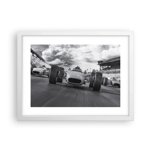 Poster in einem weißen Rahmen - Power ist da! - 40x30 cm