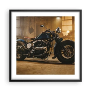 Poster in einem schwarzem Rahmen - Ich kann alles  - 50x50 cm