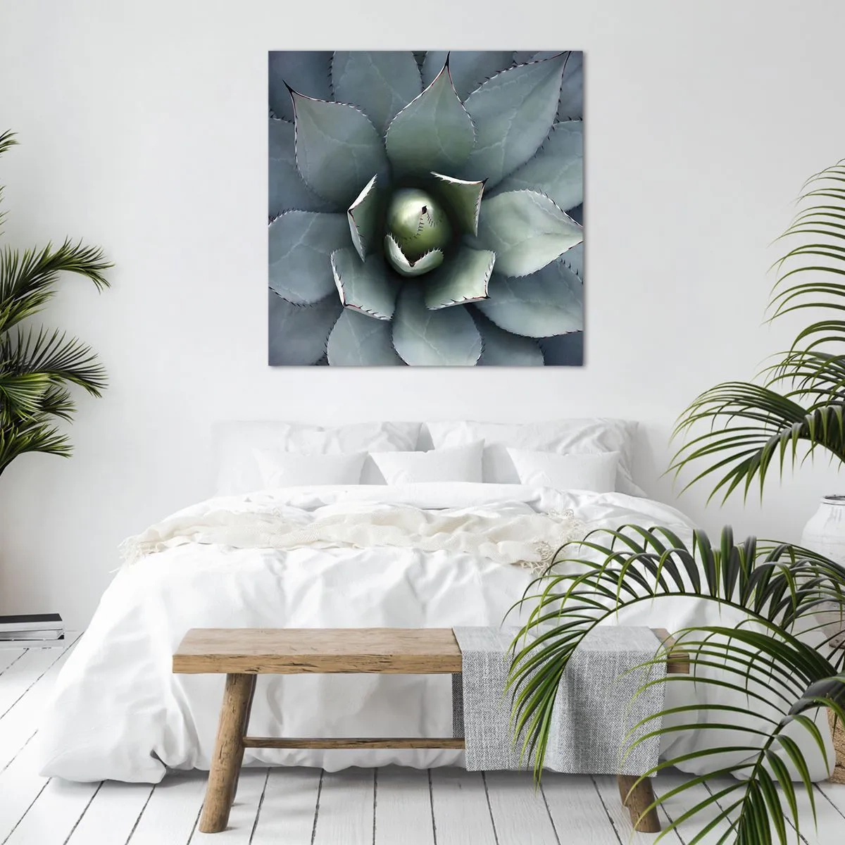 Bild auf Leinwand - Leinwandbild - Es lockt an und warnt - 50x50 cm