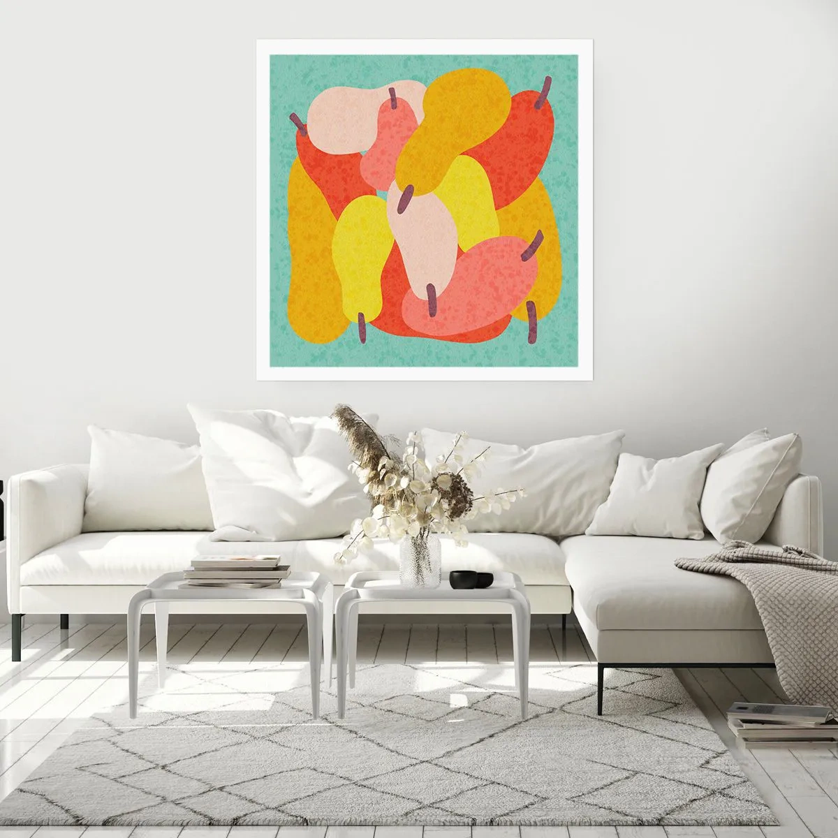 Poster - Probieren Sie die Sommersonne - 30x30 cm