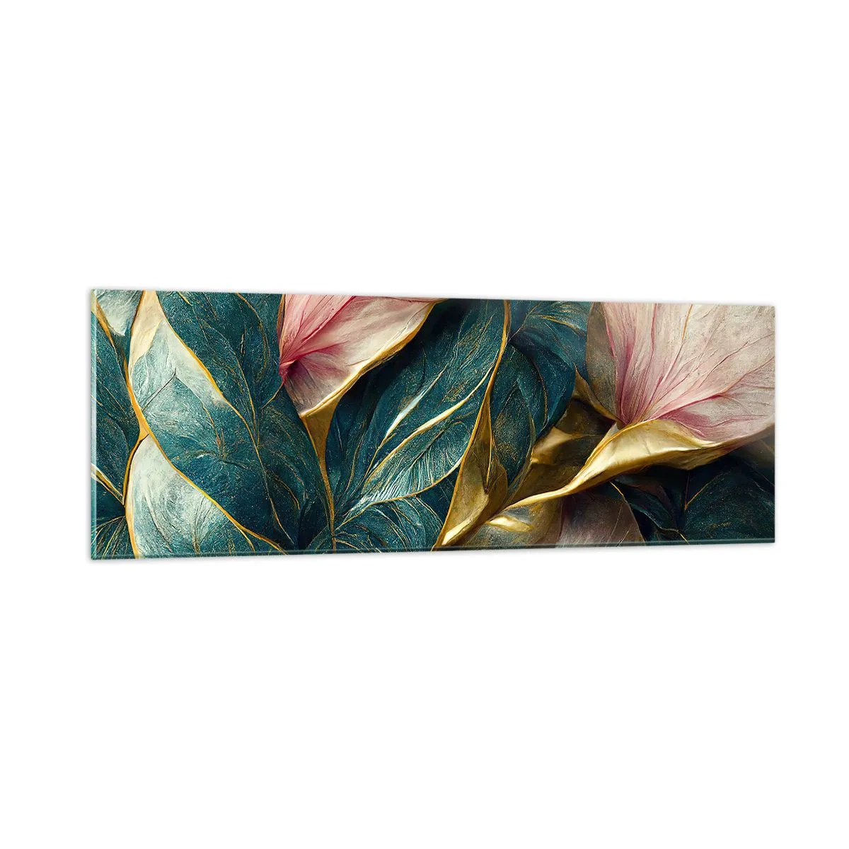 Glasbild - Bild auf glas - Natürliche Eleganz und Stil - 90x30 cm