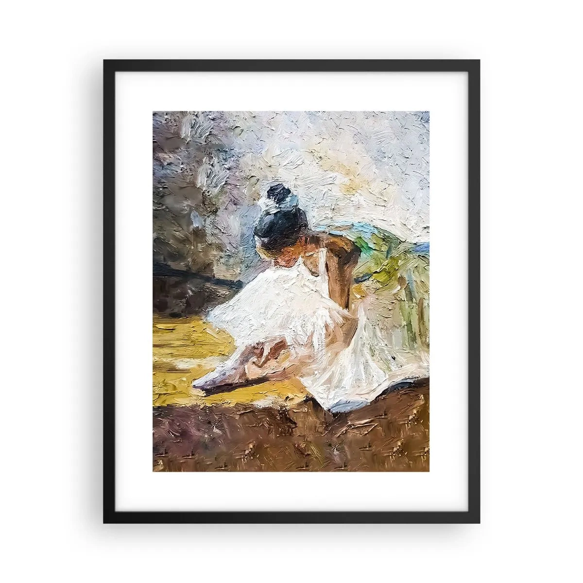 Poster in einem schwarzem Rahmen - Aus einem Gemälde von Degas - 40x50 cm
