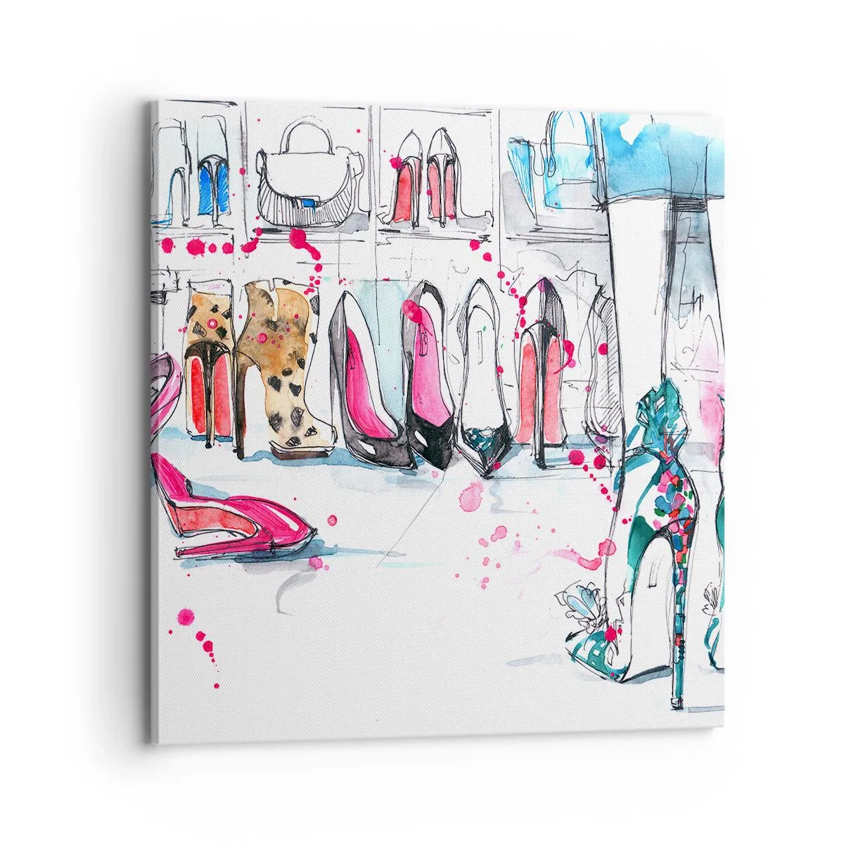 Bild auf Leinwand - Leinwandbild - Sesam, mach auf - 70x70 cm