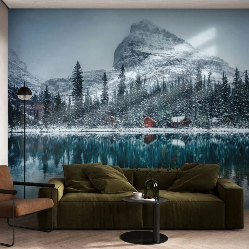 Fototapete Standard Eco - Kanadischer Rückzug - Landschaft, Kanada, Winter - 350x256 cm