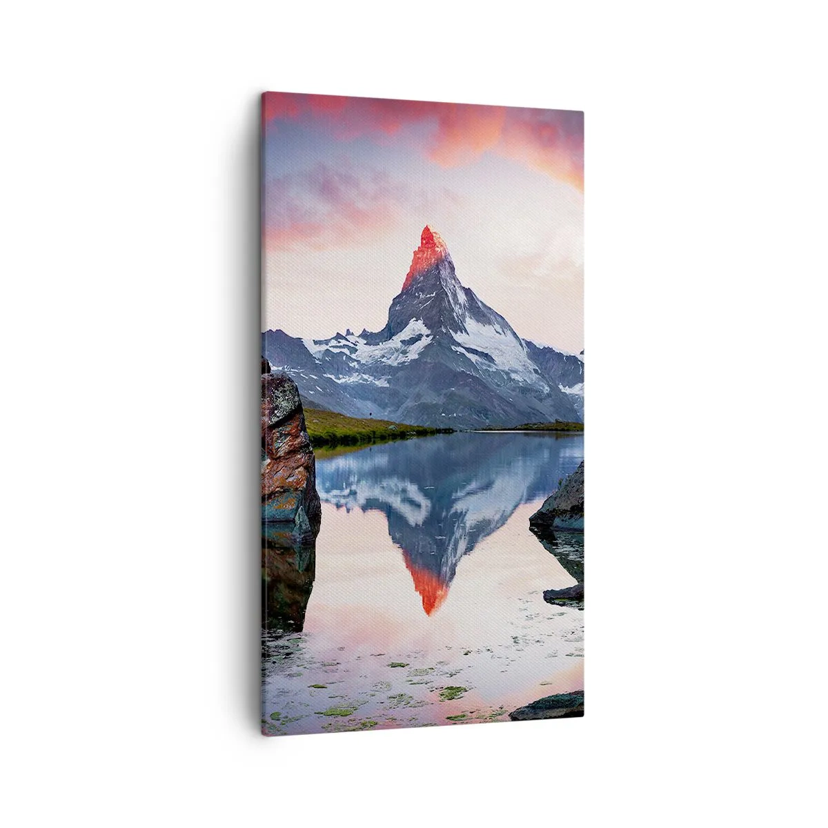 Bild auf Leinwand - Leinwandbild - Das Herz der Berge ist heiß - 45x80 cm