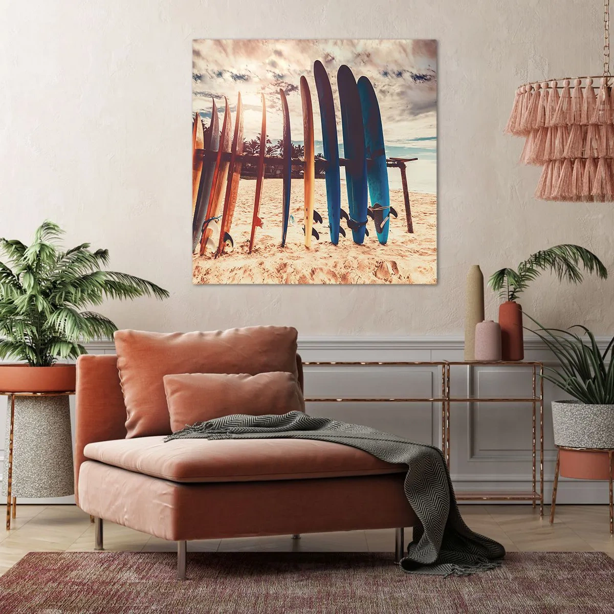 Bild auf Leinwand - Leinwandbild - Gute Nacht bis morgen - 70x70 cm