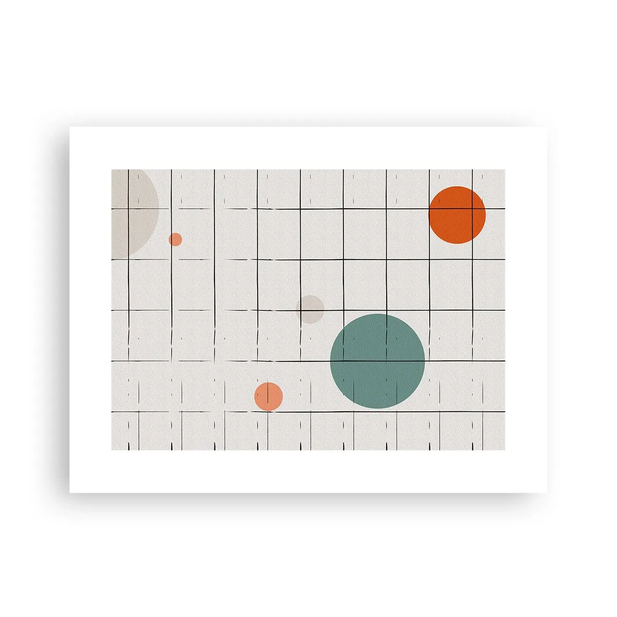 Poster - Gefangen. Wir oder sie? - 40x30 cm