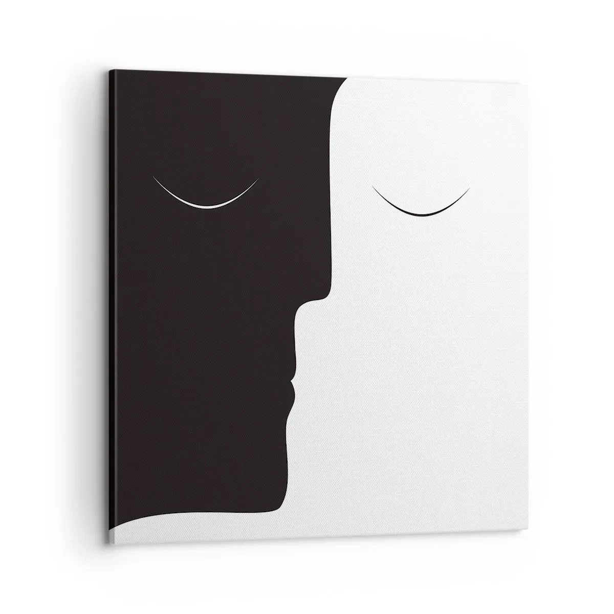 Bild auf Leinwand - Leinwandbild - Einheit der Gegensätze - 60x60 cm