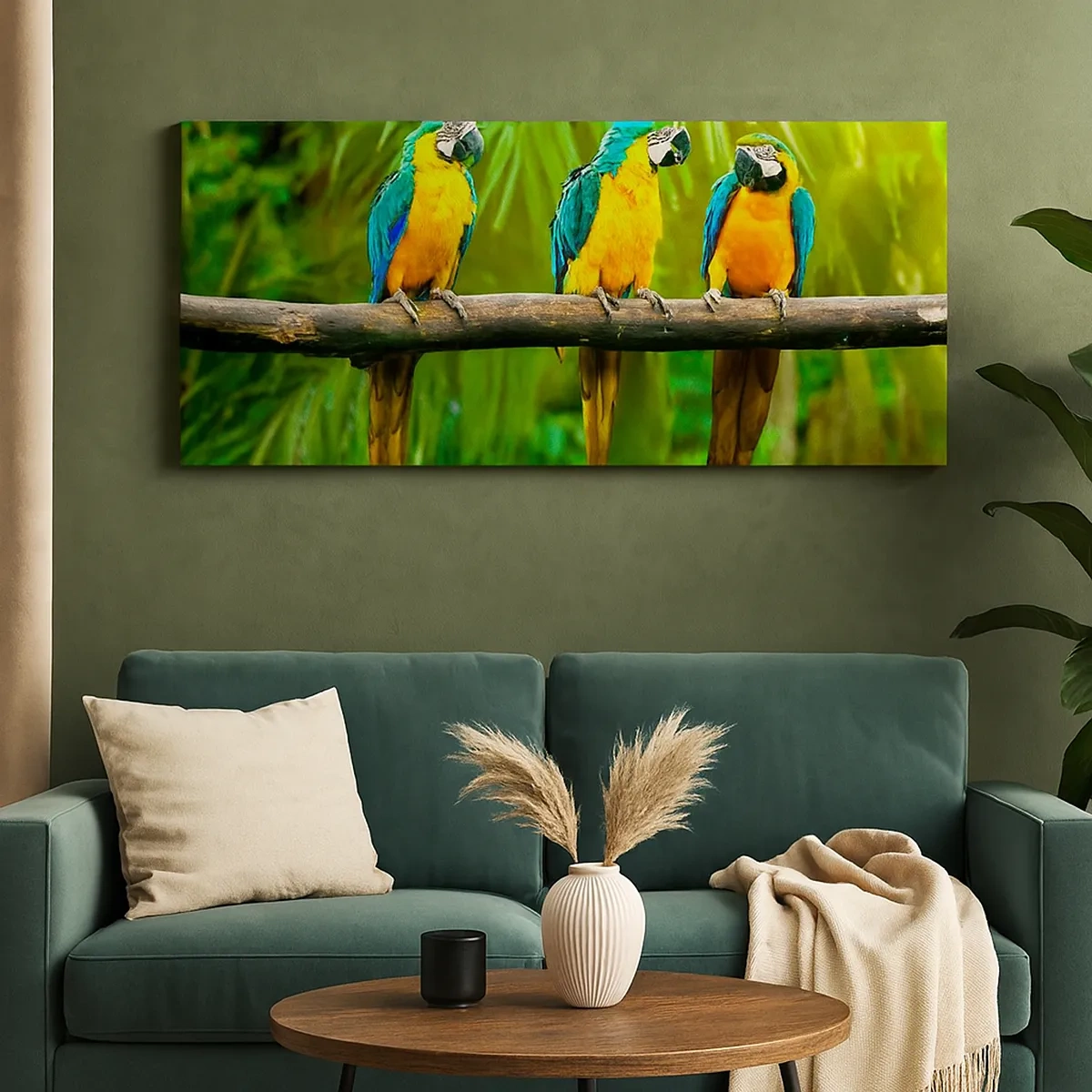 Bild auf Leinwand - Leinwandbild - Und hast du gehört, dass sie ...? - 30x30 cm