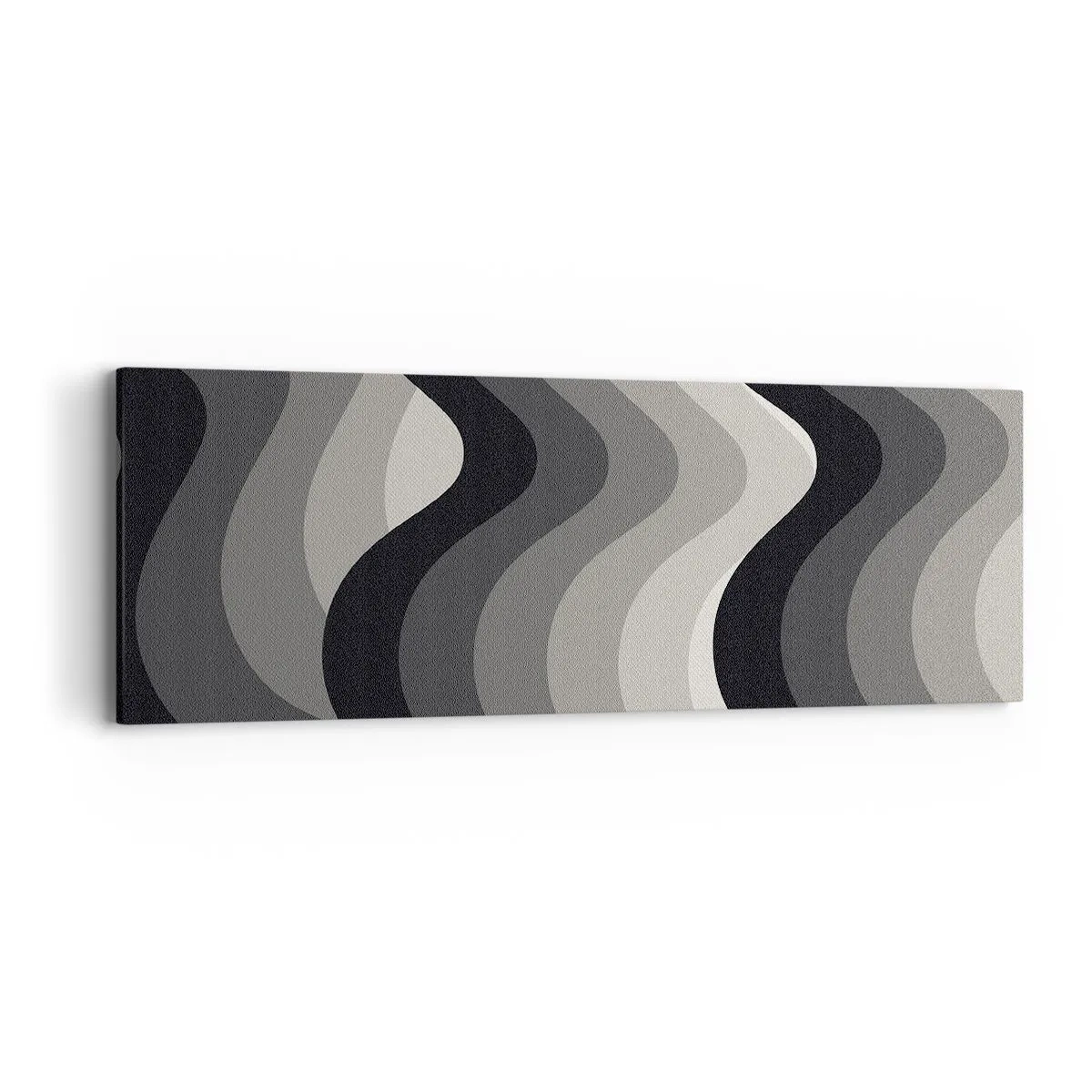 Bild auf Leinwand - Leinwandbild - Eine Welle nach der anderen - 90x30 cm